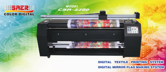屋外および屋内デジタル Fbaric 印字機の使用を転がすロール 2